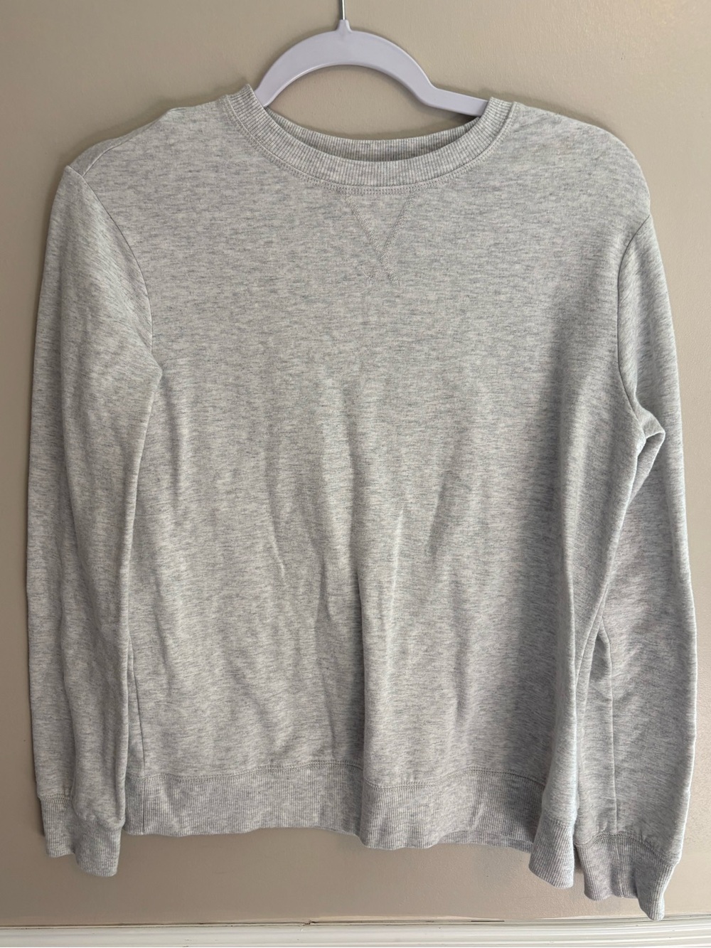 stars above women’s Crewneck Sweatshirt - Heather Light Gray